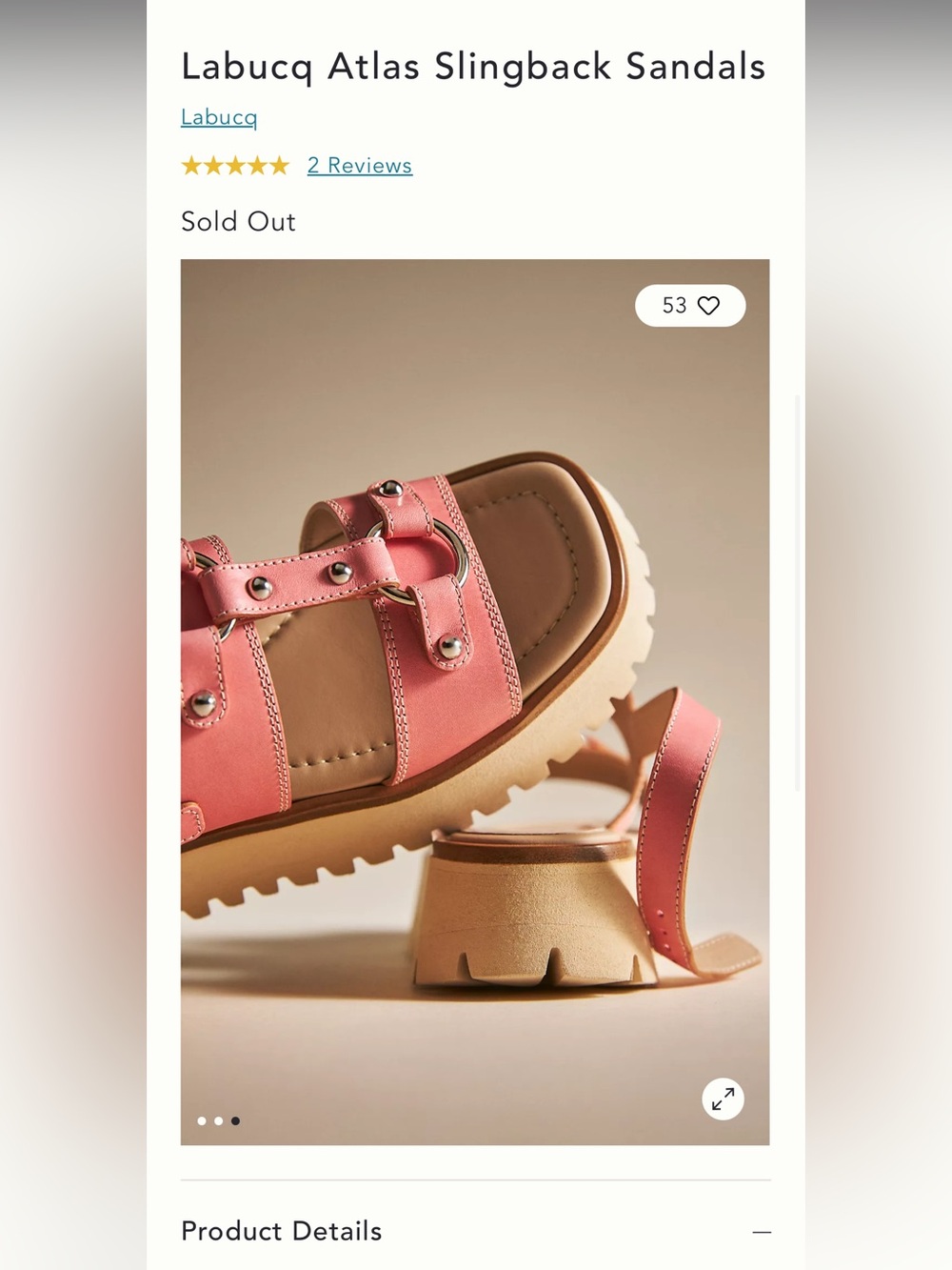 Labucq Women’s Pink Coral Strappy Platform Leather Sandals Buckle EU 38 - Picture 9 of 9